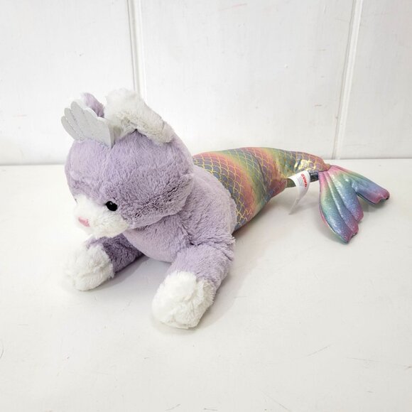 Gund Cat Mermaid Plush Toy Stuffed Animal 16" Long - Picture 1 of 8